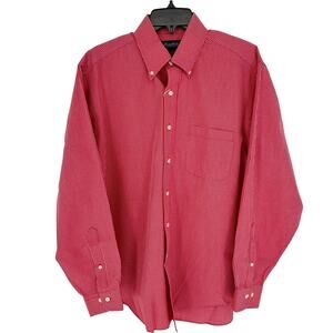 Brooks Brothers Men's Non-Iron Casual Shirt Button Down Red Plaid